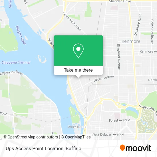 Ups Access Point Location map