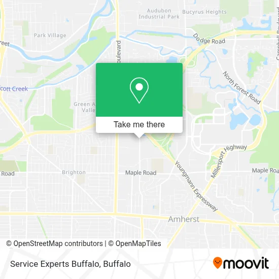 Service Experts Buffalo map
