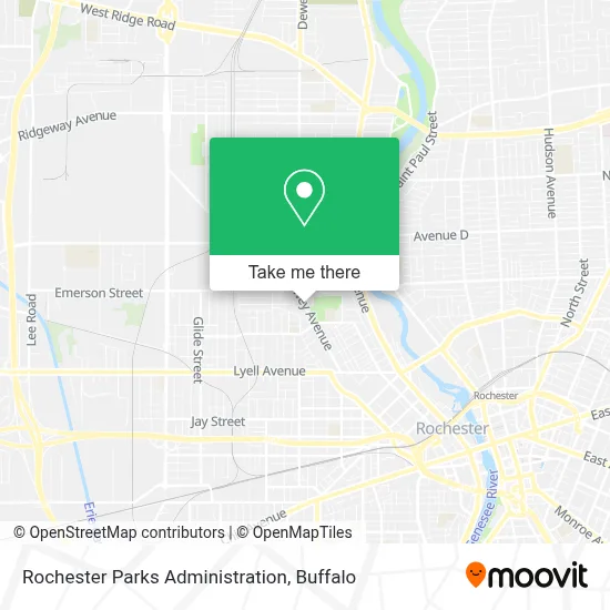 Rochester Parks Administration map