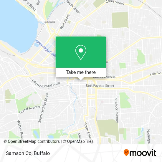 Samson Co map