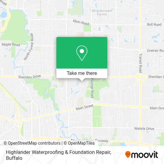 Highlander Waterproofing & Foundation Repair map