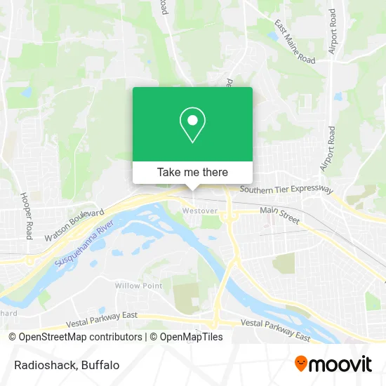 Radioshack map