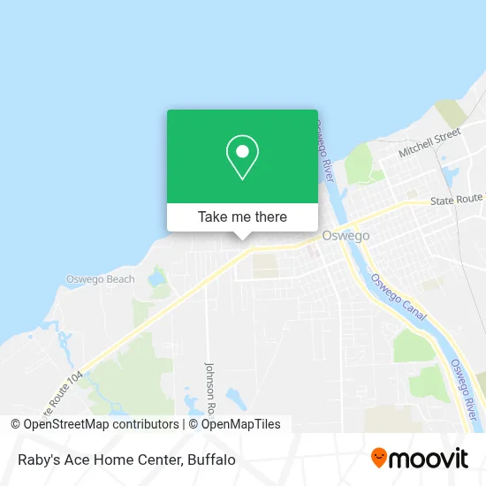 Raby's Ace Home Center map