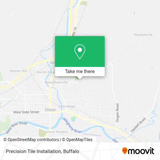 Precision Tile Installation map