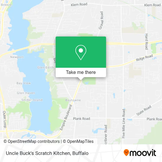 Uncle Buck's Scratch Kitchen map