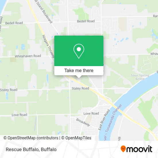 Rescue Buffalo map