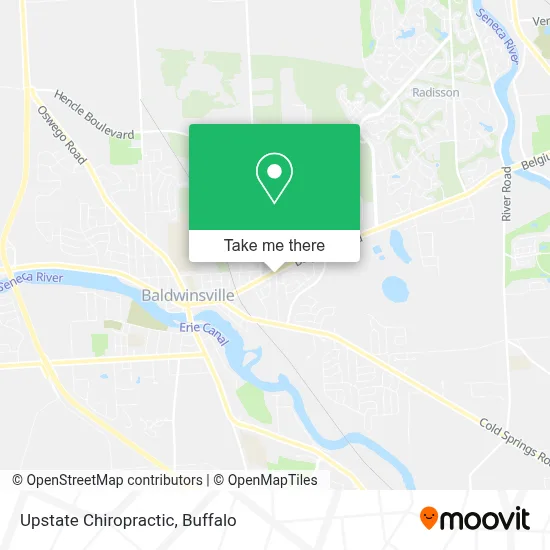 Upstate Chiropractic map