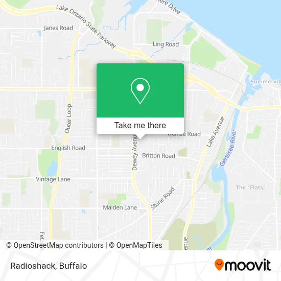 Radioshack map