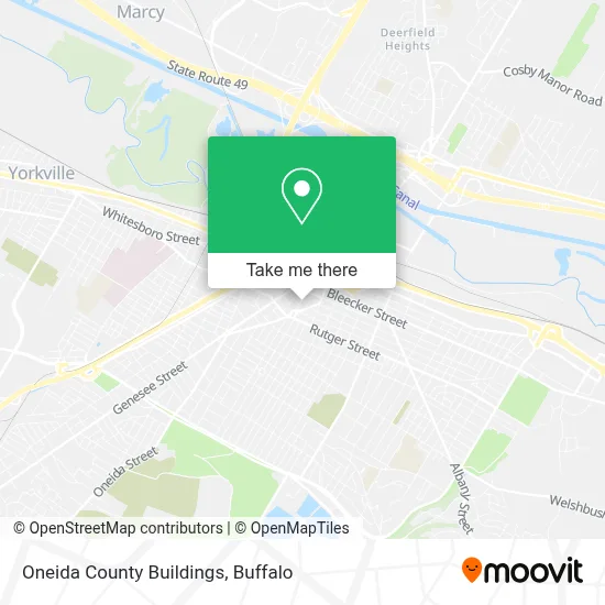 Oneida County Buildings map