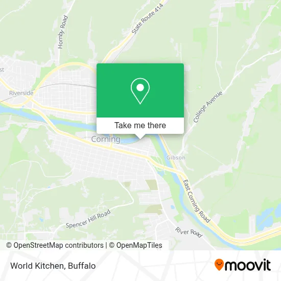 World Kitchen map