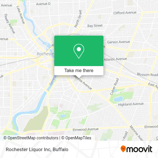 Rochester Liquor Inc map