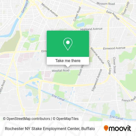 Rochester NY Stake Employment Center map