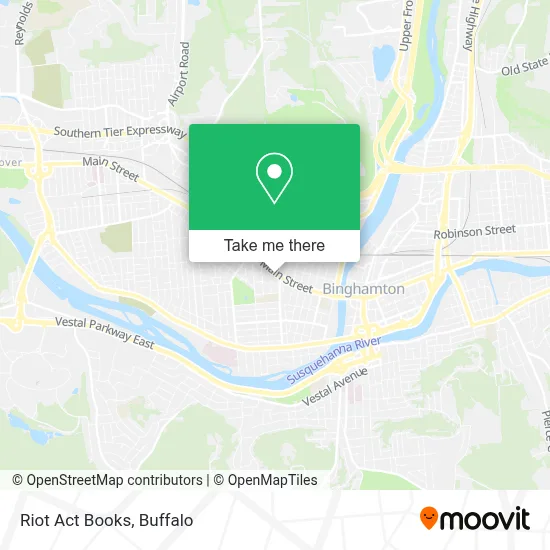 Riot Act Books map