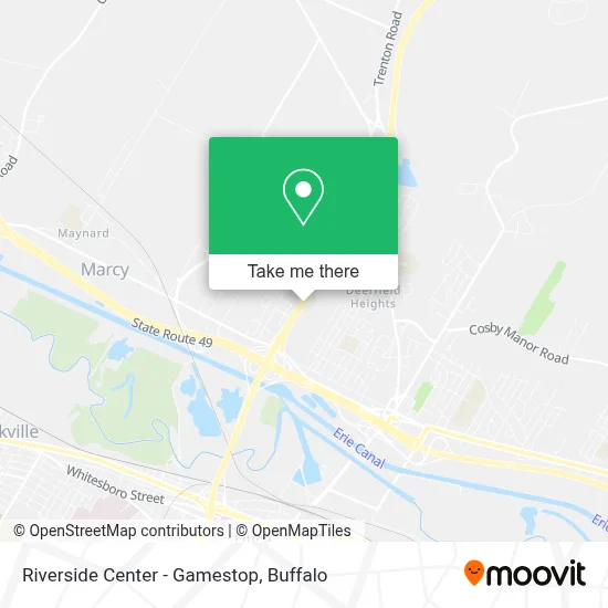 Riverside Center - Gamestop map
