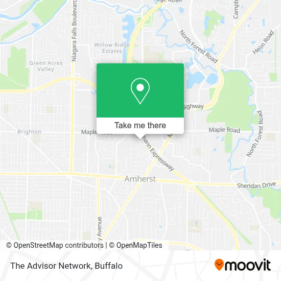 The Advisor Network map