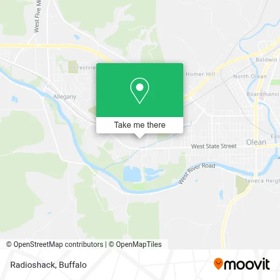 Radioshack map