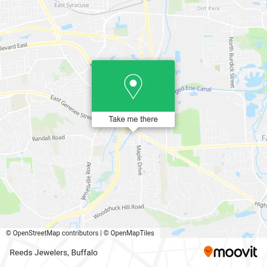 Reeds Jewelers map