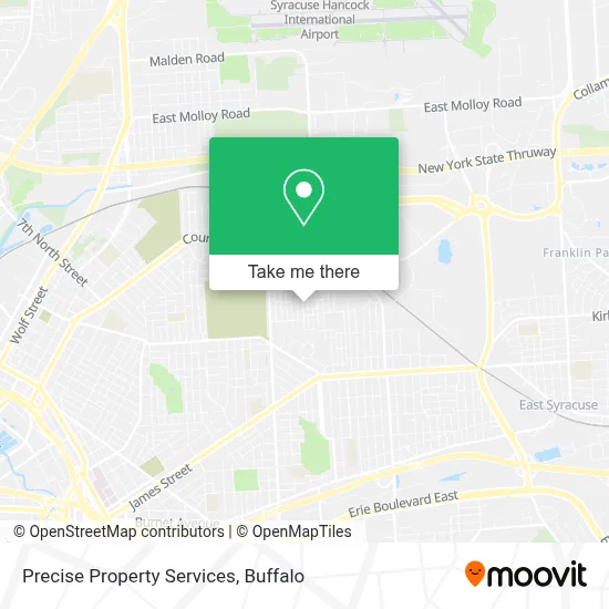 Precise Property Services map