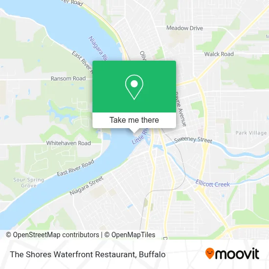 The Shores Waterfront Restaurant map