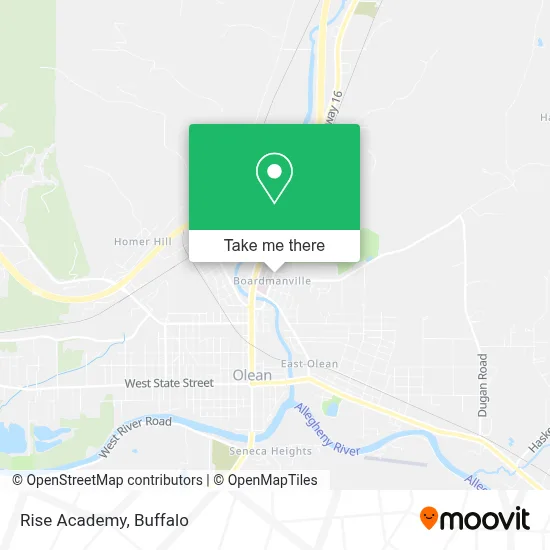 Rise Academy map