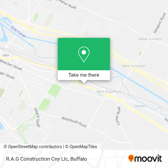R.A.G Construction Cny Llc map
