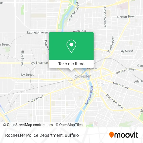 Rochester Police Department map