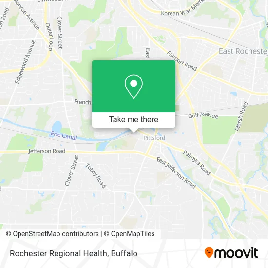 Rochester Regional Health map