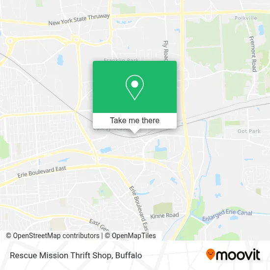 Rescue Mission Thrift Shop map
