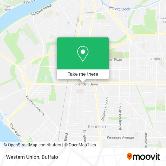 Western Union map