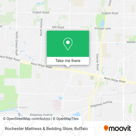 Rochester Mattress & Bedding Store map