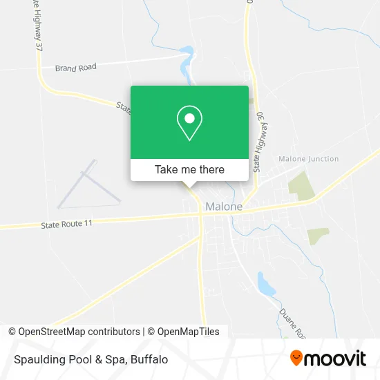 Spaulding Pool & Spa map