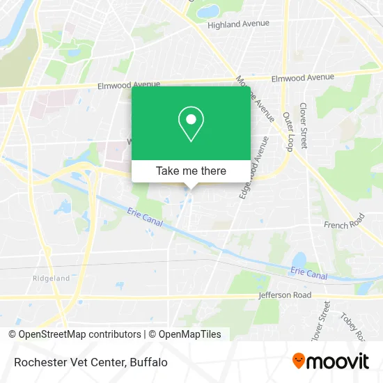 Rochester Vet Center map