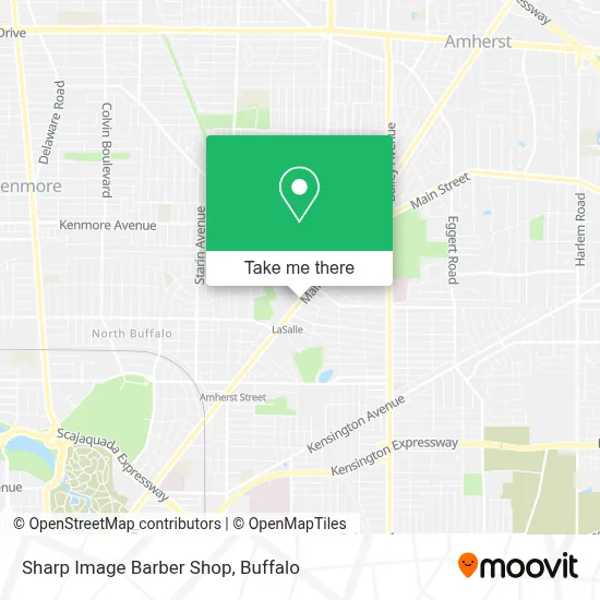 Sharp Image Barber Shop map