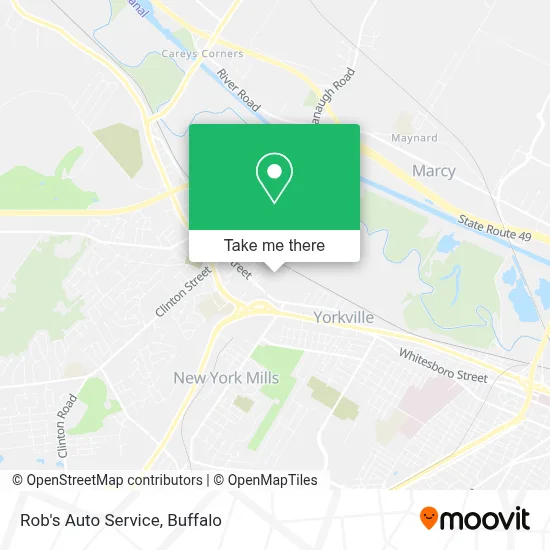 Rob's Auto Service map