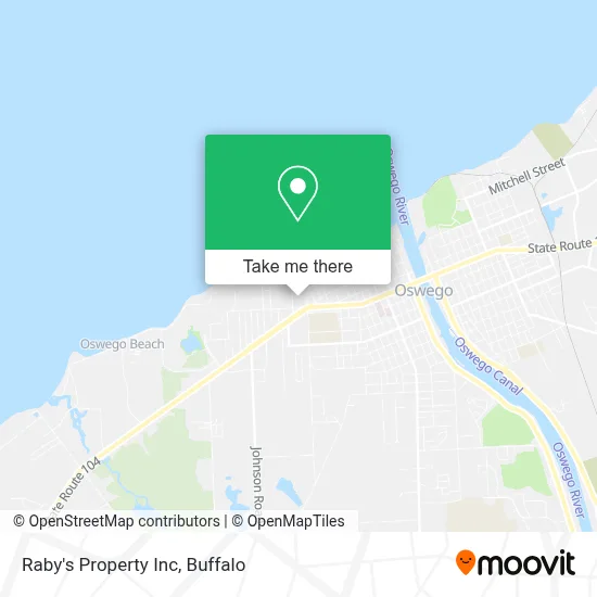 Raby's Property Inc map