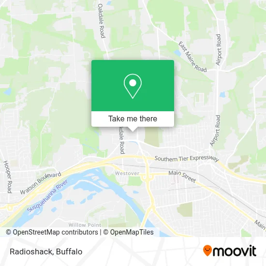 Radioshack map