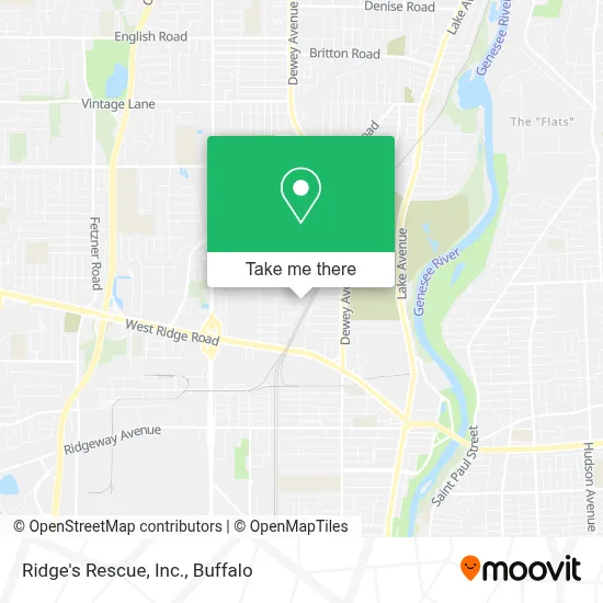 Ridge's Rescue, Inc. map