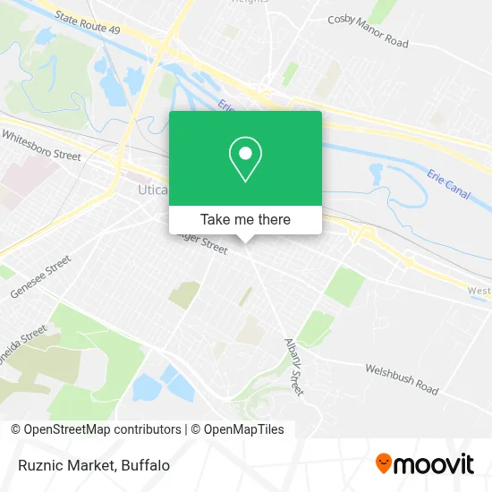 Ruznic Market map