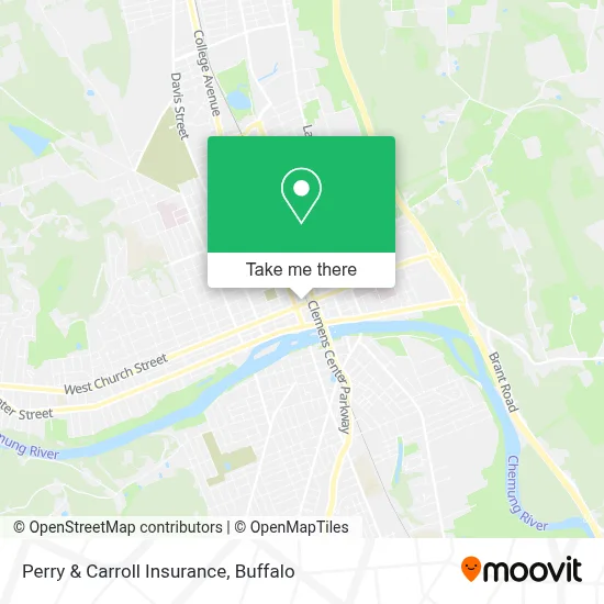 Perry & Carroll Insurance map