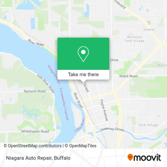 Niagara Auto Repair map