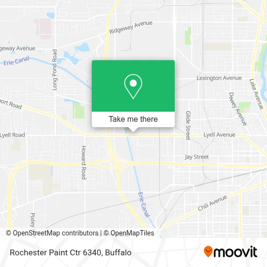 Rochester Paint Ctr 6340 map