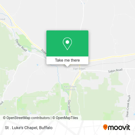 St . Luke's Chapel map