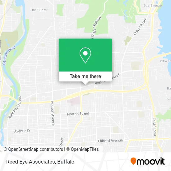 Reed Eye Associates map