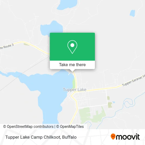 Tupper Lake Camp Chilkoot map