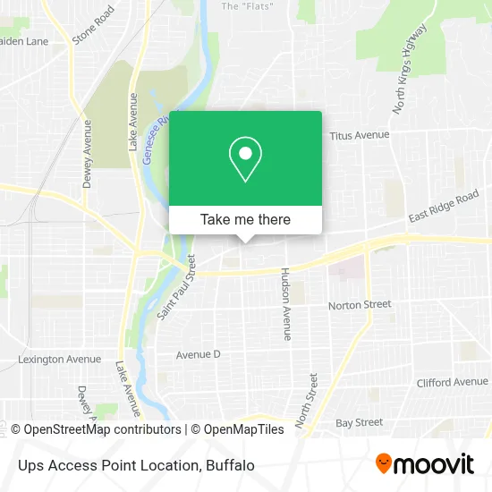 Ups Access Point Location map