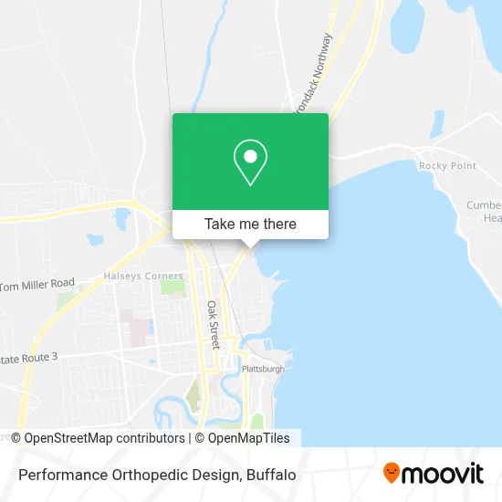 Performance Orthopedic Design map
