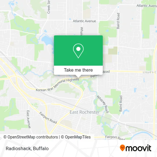 Radioshack map