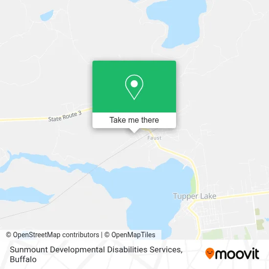 Sunmount Developmental Disabilities Services map