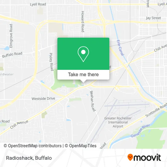 Radioshack map