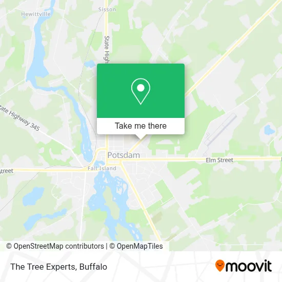 The Tree Experts map